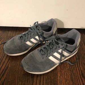 Men’s adidas neo ortholite dusty blue 10.5 white